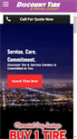 Mobile Screenshot of discounttirecenters.com